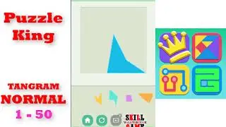 Puzzle King | TANGRAM | NORMAL | Level 1-1 to 1-50 | Walkthrough