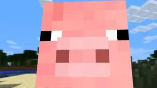 el bug del cerdo de Minecraft