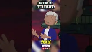 TIT FOR TAT WITH UNKNOWN #shorts #funny #comedy #cartoon #animation @csecom31 #comicsuniverse