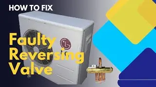 LG Ductable split. Ac trouble shooting :Replace Reverse valve and Fixed  the issue##