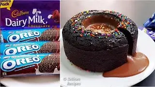 Oreo Choco lava Cake in Pressure Cooker | Chocolate Oreo Cake | Chocolava Cake | Selines Recipes