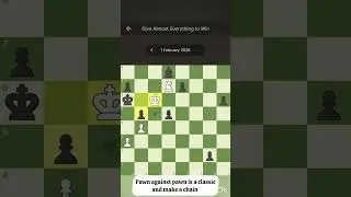 Give almost everything to win. #dailypuzzle #chess #1yearchallenge #2026 #ayushiroully