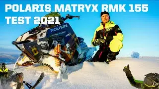 POLARIS MATRYX 850 RMK PROJECT SLED IS BEING TESTED (ENG SUBTITLES)