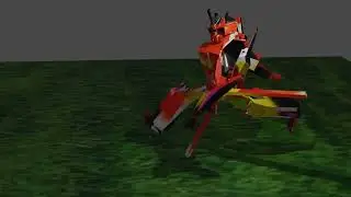 mecha model + animation