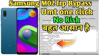 Samsung m02 frp Bypass umt one click 2025