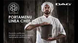 PORTAMENU DAG STYLE LINEA CHEF - 2025-2026