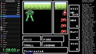 FF1 NES Соло Красный Маг (Без смены класса) 5:30:16