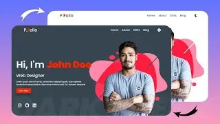 How to Create an Animated Portfolio Website using HTML, CSS, and JavaScript. #CodeLikeMaster