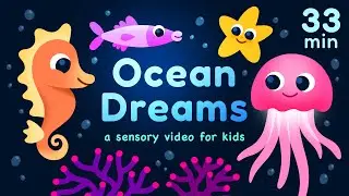 Ocean Dreams | 33 Min | Quick Baby Sleep with Calm Music & Sensory Animation for Toddlers