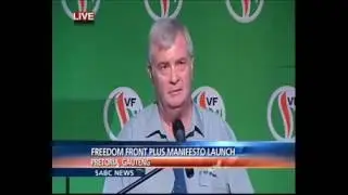 Freedom Front Plus election manifesto launch, 18 June 2016wmv