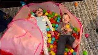 DIY Home Indoor Playground and Ball Pit for Rainy and Snowy Days