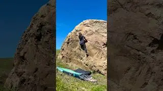Mushy V3 - Bishop Peak Bouldering