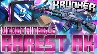 the RAREST ak in Krunker.io.. (UNOBTAINABLE!)
