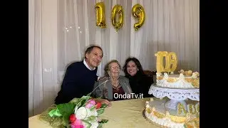 Festeggiati i 109 anni di Giuseppina Comandè, la 2^ donna più anziana della Sicilia