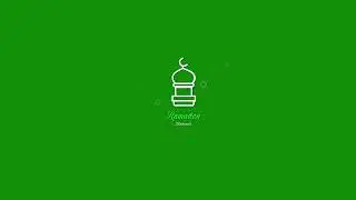 ramadan mubarak green screen video