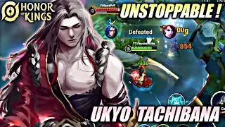 Ukyo Tachibana HOK 100% UNSTOPPABLE! - Pro Technique Using Jungle Role | Honor of Kings (HOK)