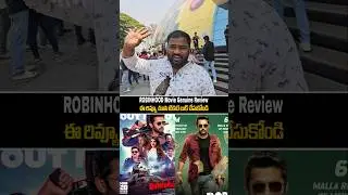 Robinhood Movie PublicTalk | Nithin | Sreeleela | David Warner | Robinhood Review | SSP TV
