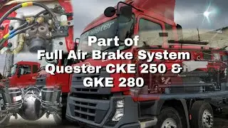 Full Air Brake System Quester CKE 250 & GKE 280 #Quester250 #quester #udtrucks #questermania