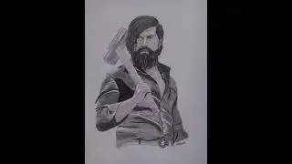 SKETCH OF ROCKING STAR YASH🔥🔥. K.G.F-CHAPTER 2.🔥