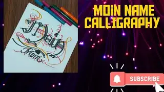 Moin Name|| Beautiful caLligraphy|| on fan Demand||