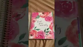 New 2018 recollections spiral planner flip threw