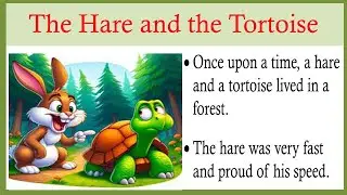 Hare and Tortoise Story | Moral Story for Kids | Story Writing #moralstory #hareandtortoise #story