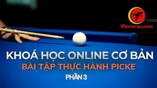 Đánh Picke masse bida cơ bản | BÀI GIẢNG PICKE PHẦN 3| #thienthubilliards