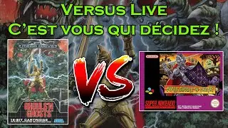 🔴  Stream Versus 🔸 GHOULS & GHOSTS ⚔ Super Nintendo 🆚 Sega Megadrive