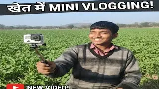 Khet Me Mini Vlogging 😄🌾 | First Time Vlog #shorts