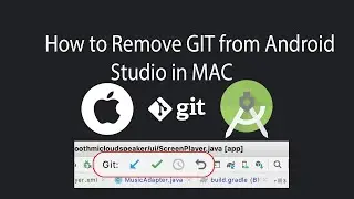 How to Remove git from Android Studio Project in Mac/Git Remove in Android studio