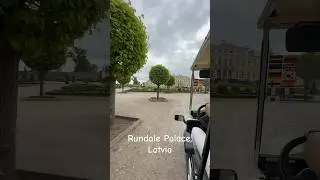 Visiting beautiful Rundale Palace gardens, Latvia #shorts