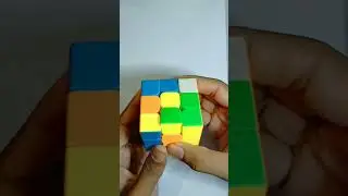 Rubik's Cube Half 'T' Pattern Tutorial Crazy Idea🤔