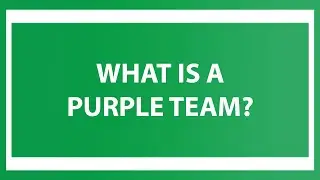 What is a Purple Team?