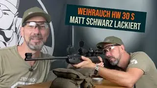 Weihrauch HW 30 S - neues Modell - matt schwarz lackiert