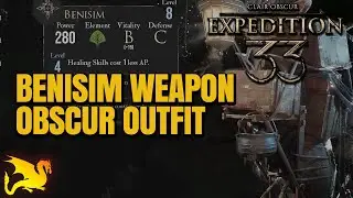Benisim Weapon & Obscur Outfit (Forgotten Fields Hidden Merchant) - CLAIR OBSCUR EXPEDITION 33