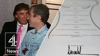 Epstein files: White House denies Trump penned lewd birthday letter