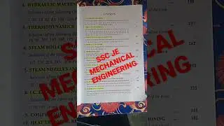 Mechanical  engineering  for conventional and objective  type questionsbook SSC JE, BTECH , ALL exam