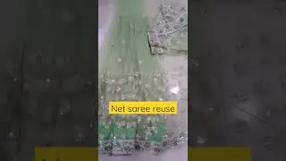 Net saree reuse | coming soon | fashion fusions #shorts