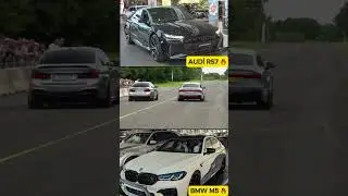 Audi RS7 vs BMW M5 🔥 800HP Drag Race | Ultimate German Power 🏆