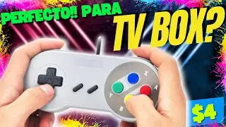 El CONTROL de SNES USB m&aacute;s BARATO!  perfecto para t&uacute; TV BOX? SOLO $4🤯