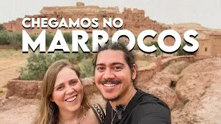 Nosso primeiro dia em Marrakesh no Marrocos! 🇲🇦