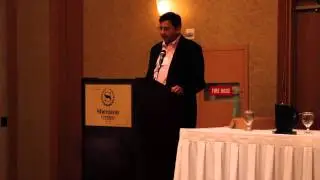 Gunjan Bagla at Amritt, Inc. receiving an award from South Asian Studies Association, 20 March 2013