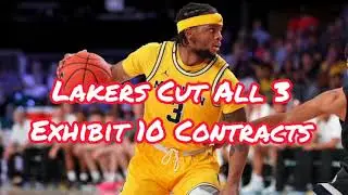 Lakers Cut All 3 Exhibit 10 Contract Players