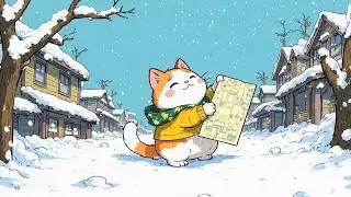 Cozy Snow Village Lo-Fi | Chill LoFi Hip Hop for Study, Work & Sleep