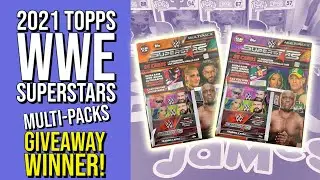 Topps WWE SuperStars 2021 Multi-Packs!! Giveaway Winners!!