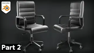 Realistic Office Chair - Part 2 (Blender Tutorial)