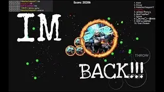 Blob.io I'M BACK!!!! /INSTANT GOD* IS BACK/DOUBLE TRICK /DOUBLESPLIT KING/AGAR.io