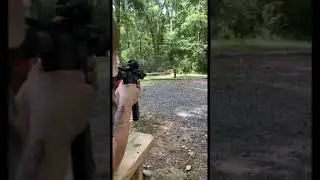 7.5 Ar pistol firing 5.56 , 62 grain green tips