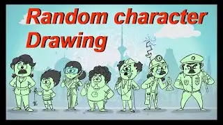 Rendom character drawing#characterdesign #illustration #cartoon #drawing #tutorial 