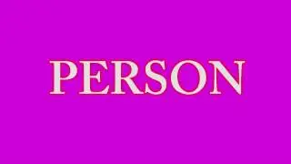 Person and number KS2 Literacy
